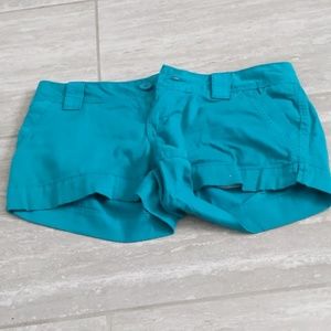 Turquoise shorts